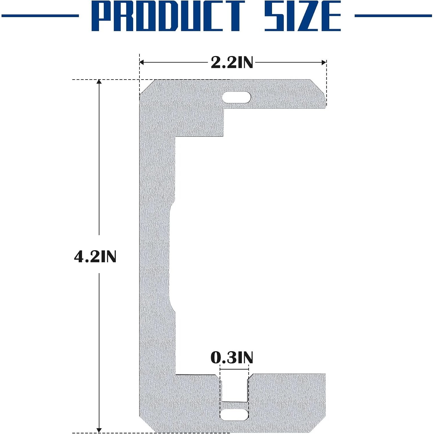 Galvanized Metal Wall Plate Spacer for Secure Electrical Outlet Installation