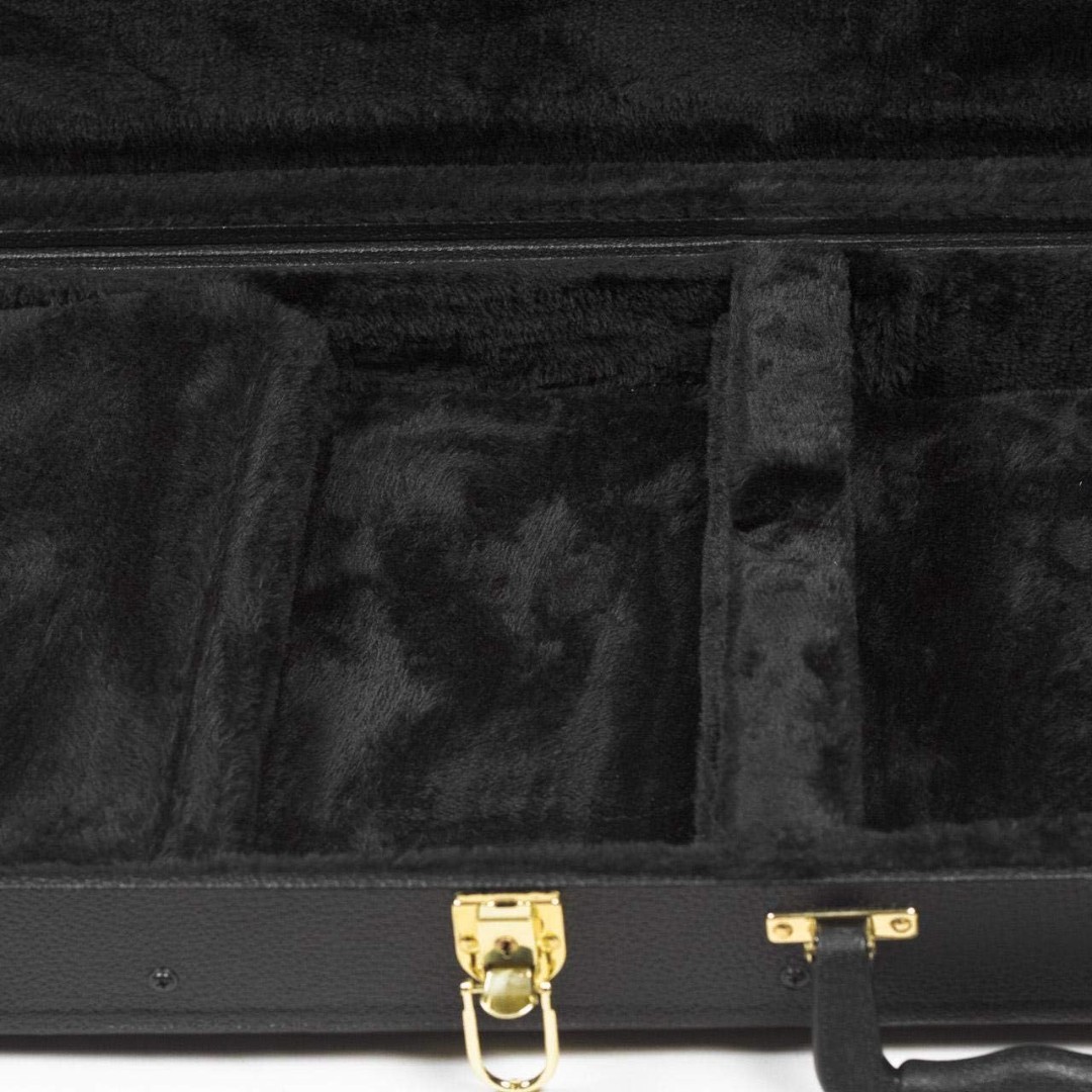 Guardian Model CG-020-E Rectangular Hardshell Case for Electric Guitar, Black