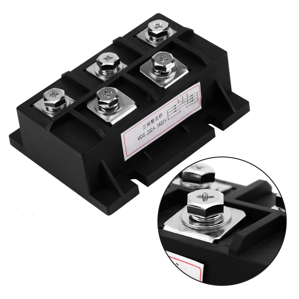 Bridge Rectifier 200A Amp 1600V MDS200A 3-Phase Diode Rectifier Power Module