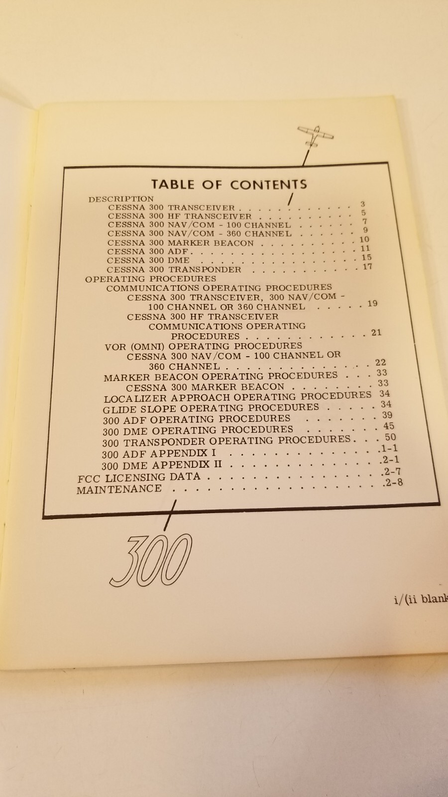 Vintage Cessna Manuals