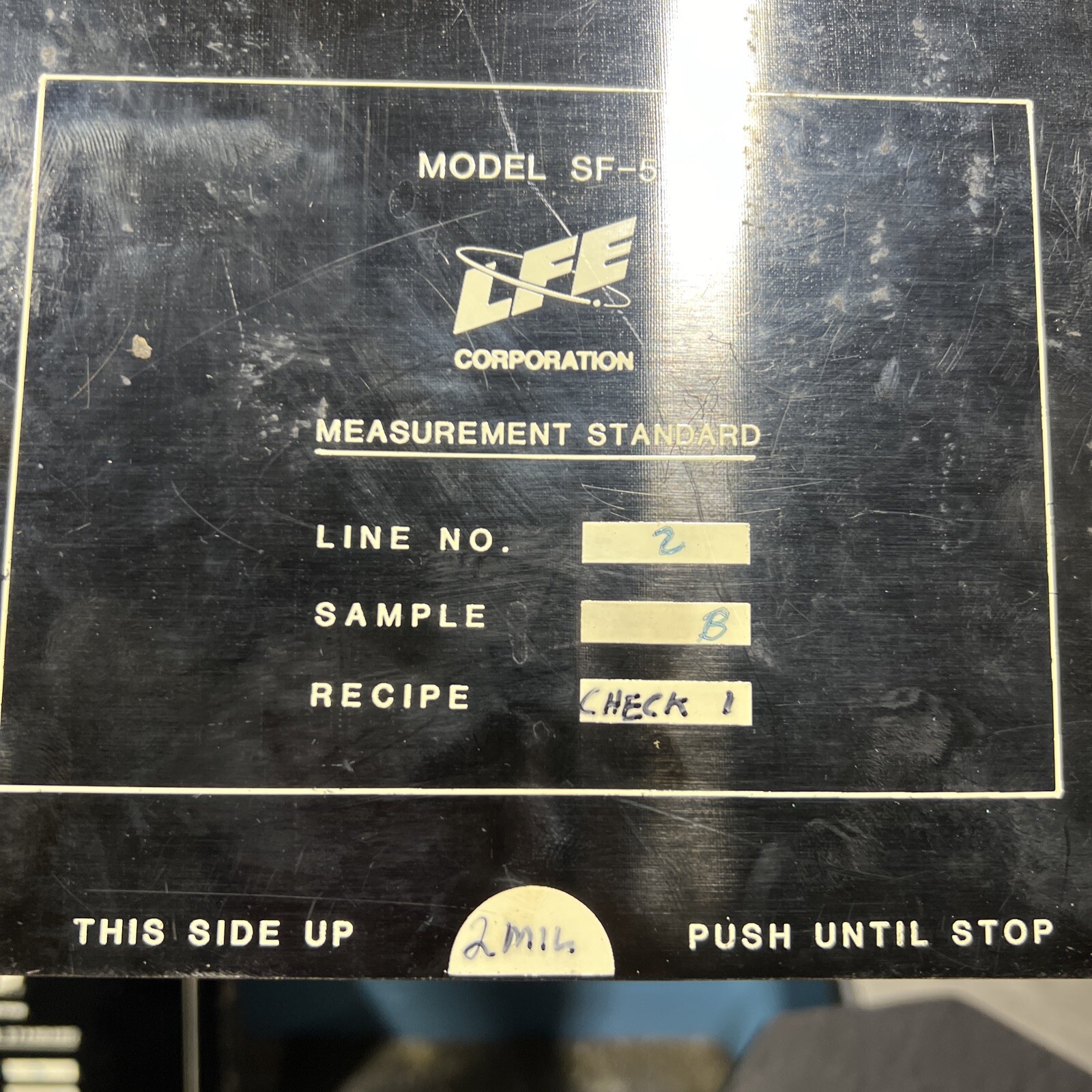 LFE Profitmaster Measurement Standards Used Surplus