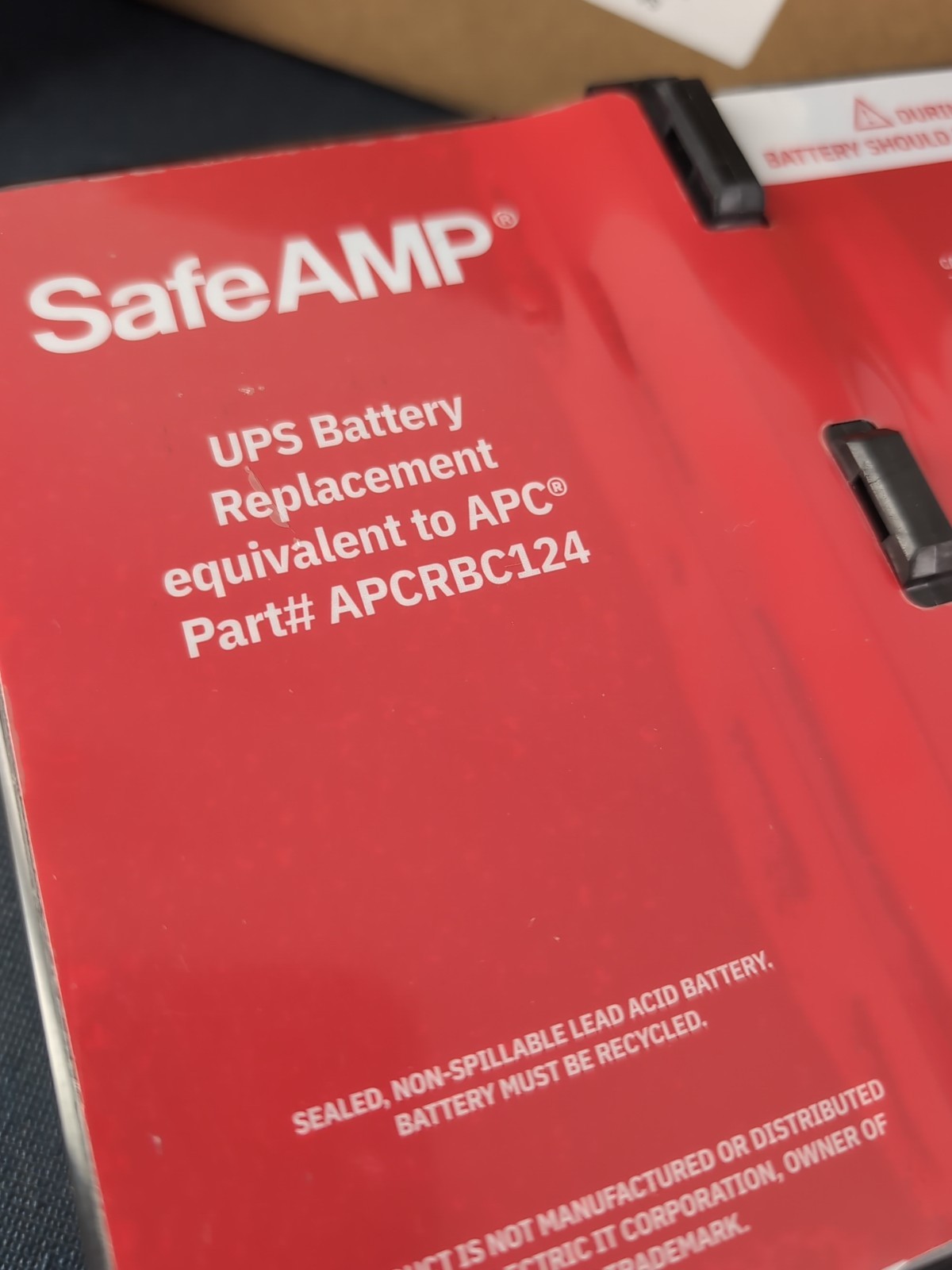 2 ~ APC RBC Replacement UPS Battery APCRBC124 Black 9Ah 24V Untested