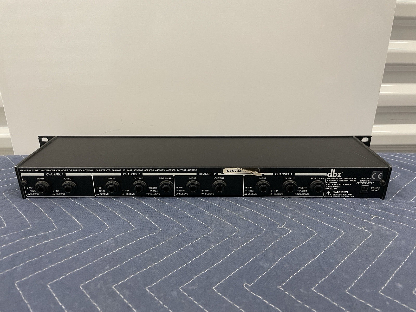 DBX Project 1 Compressor/Expander Gate 274 - Working!