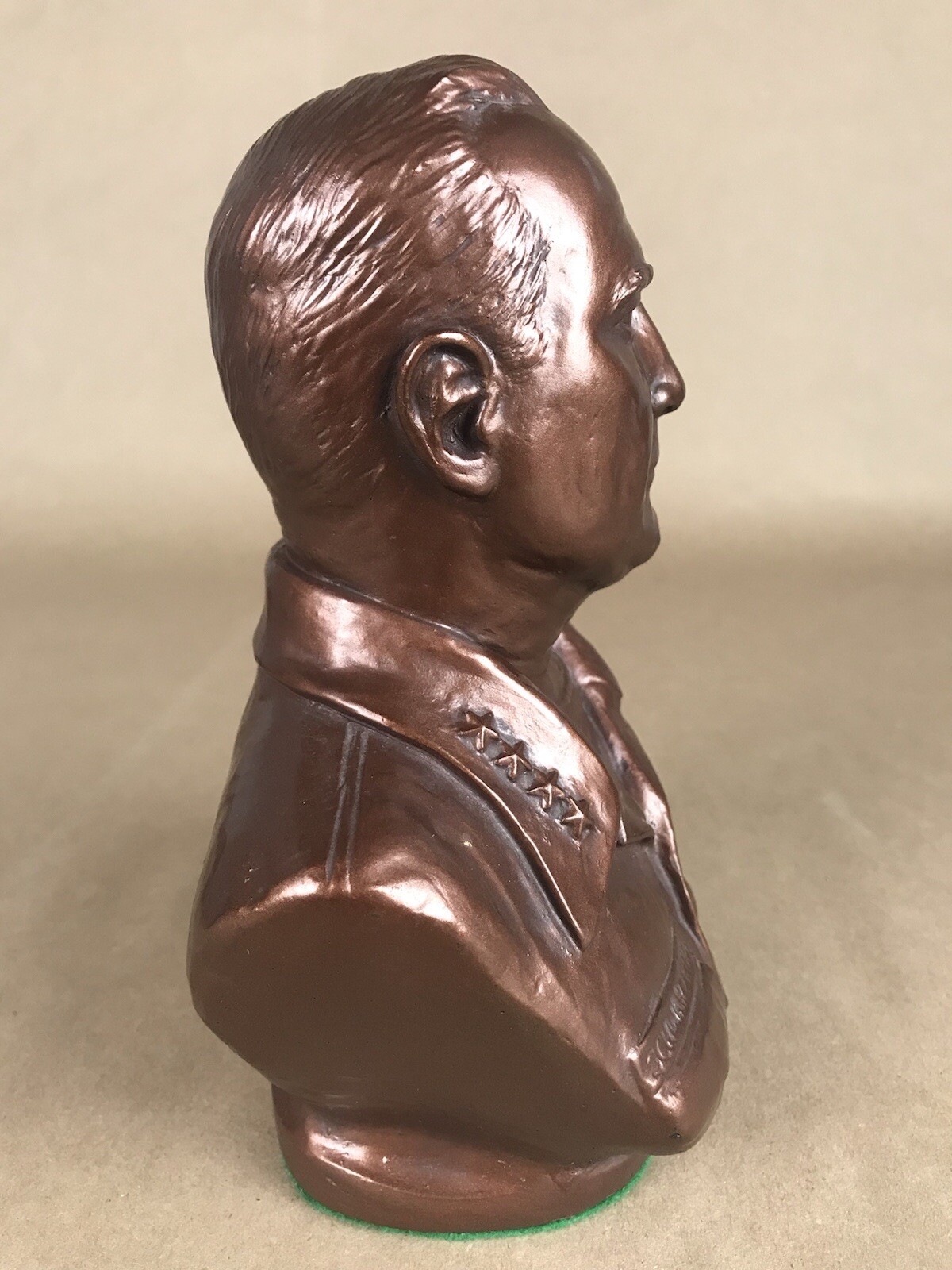 General Norman Schwarzkopf Bust 8” By Grayson Arts 1991 M.E. Grayson