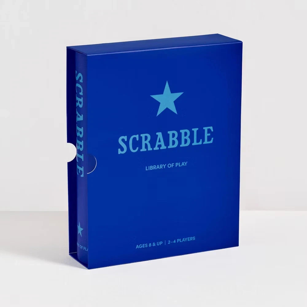 Library of Play : Scrabble - 2025 Bookshelf Book Board Game *Rare* BRAND NEW