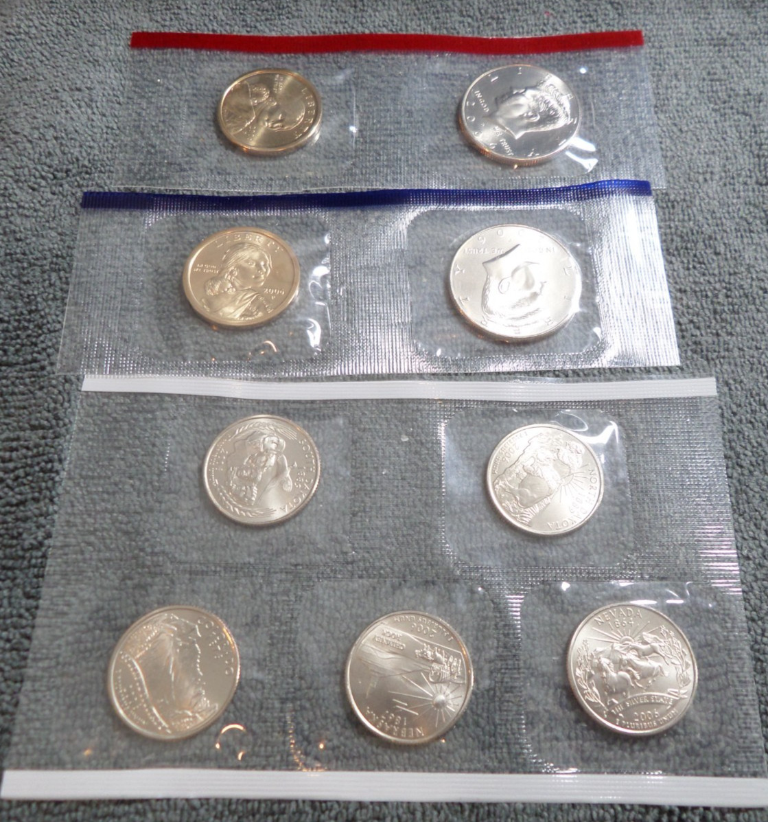 2006 D & P United States Mint Uncirculated Coin Sets PARTIAL
