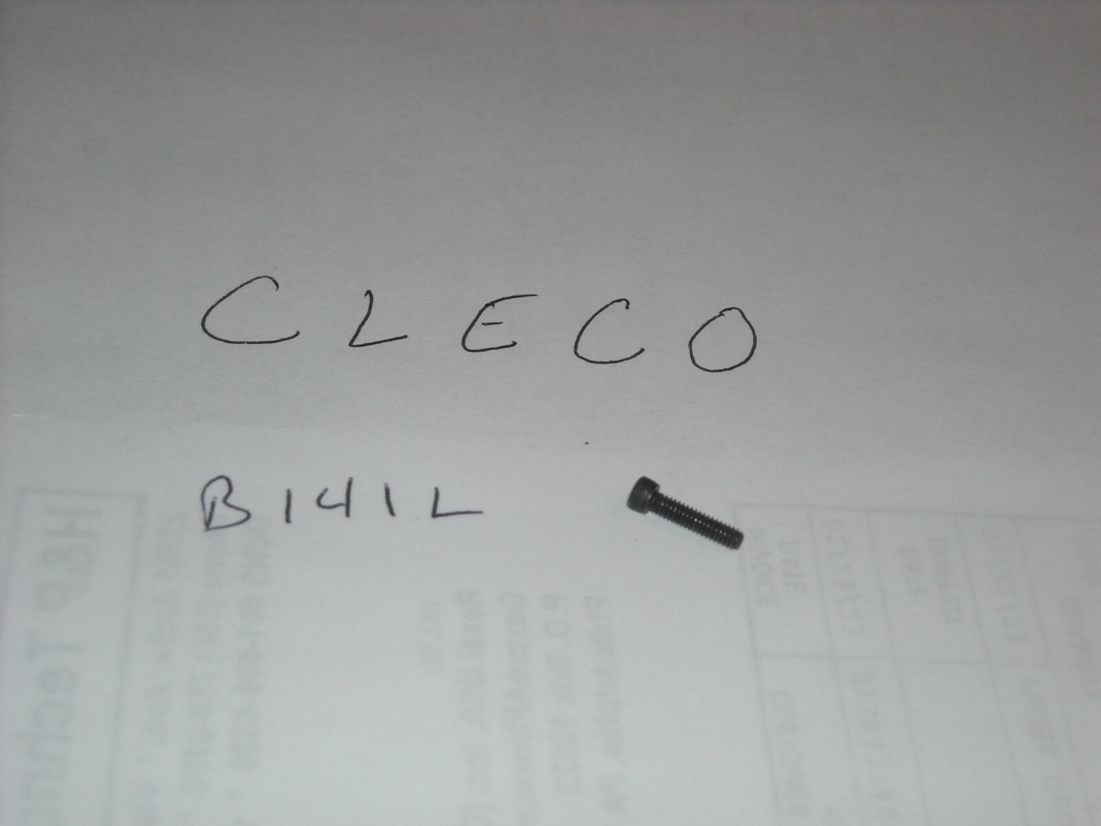 B141L, Screw, Gardner Denver, Cleco, Cooper Tools, New Old Stock