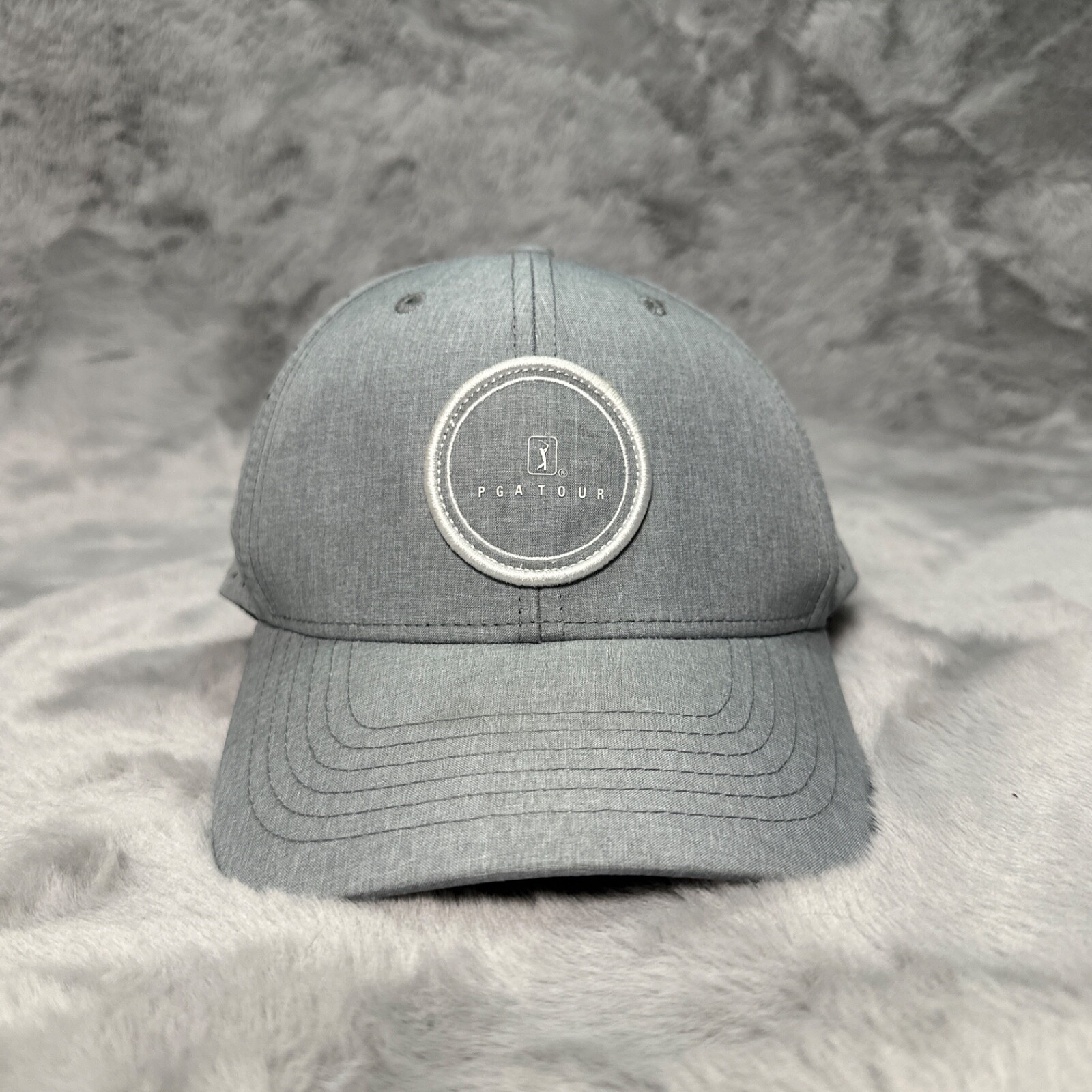 PGA Tour Hat Cap Gray Snap Back