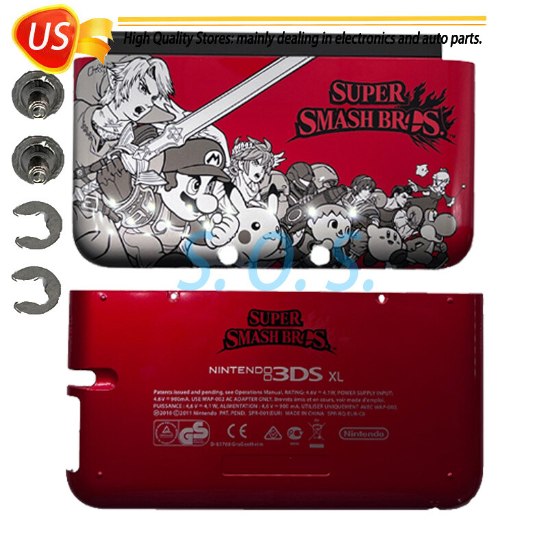 Pattern Top & Bottom Replace For Nintendo 3DS XL 3DS LL Plate housing Shell Case