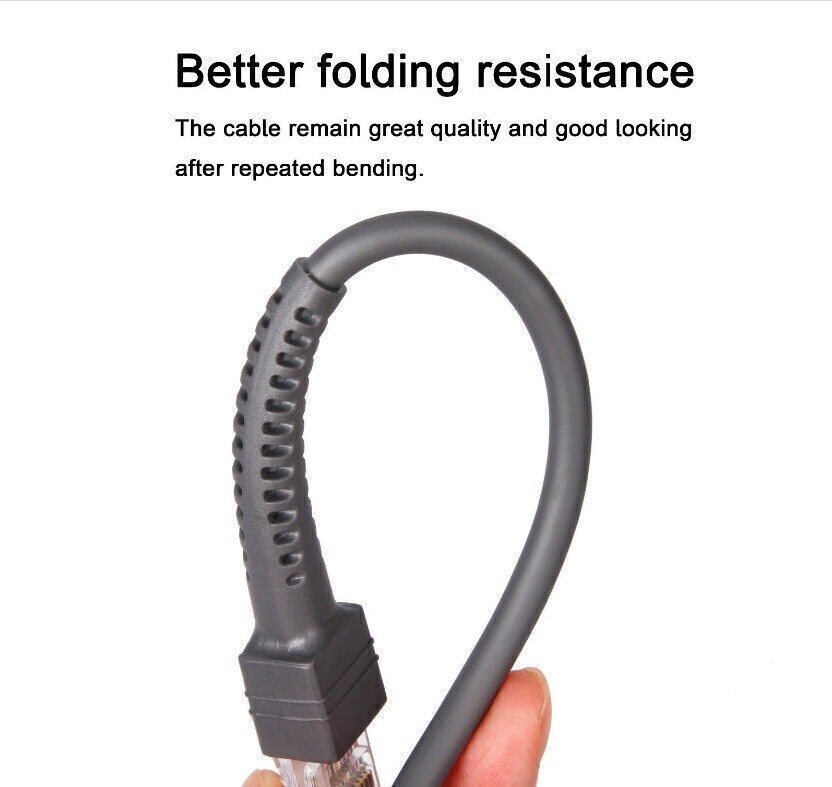 10 Pack USB Cable Barcode Scanner Cord For Symbol LS2208 CBA-U01-S07ZAR 6FT US