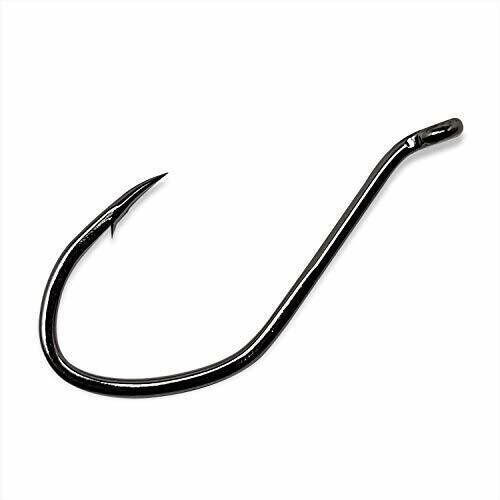 Gamakatsu 225415-25 225415 Big River NS Bait (25 Pack), Size 5/0, Black
