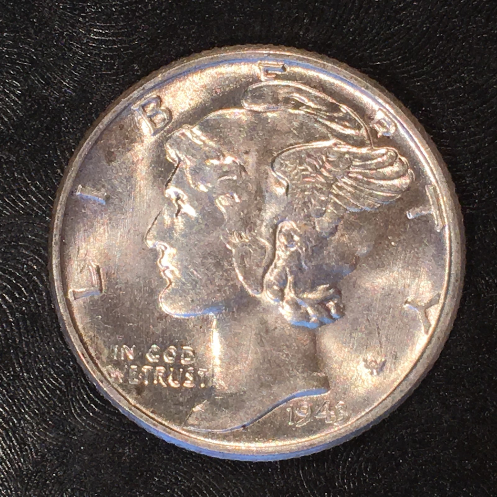1943 Mercury Dime - Nice Uncirculated - High Quality Scans #G615