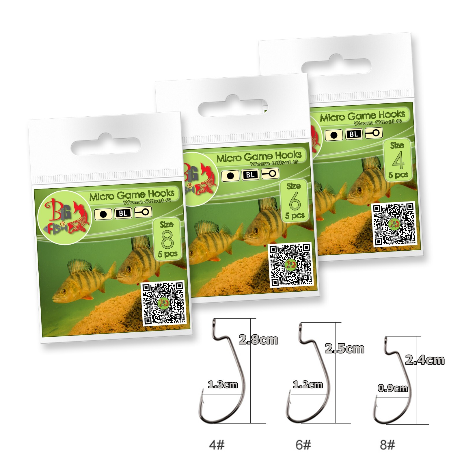 Offset Micro Game Hook Cheb Weedless Texas Carolina Rig Cheburashka Worm Perch