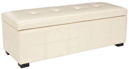 Safavieh Maiden Tufted Storage Bench Lg, Reduced Price 2172710052 HUD8229K