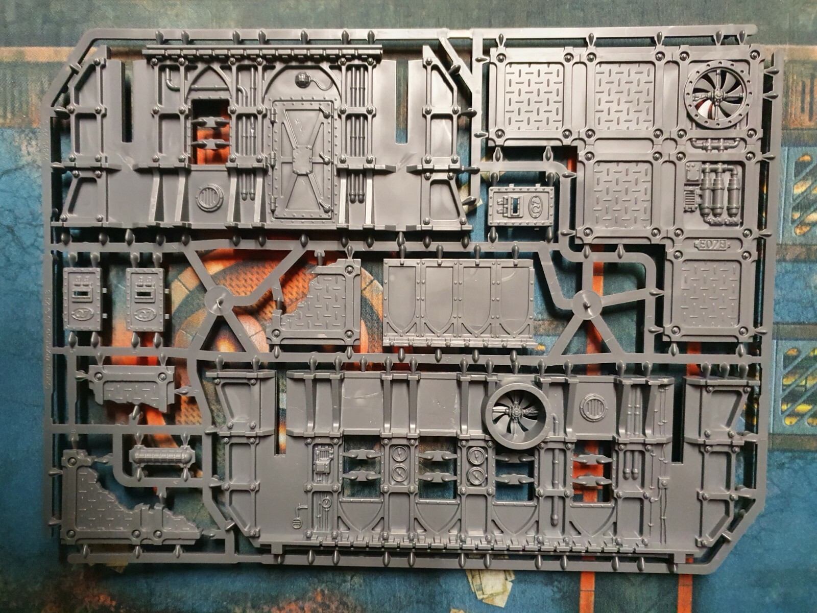 Sector fronteris sprue B. Sector Mechanicus 40k Kill Team terrain.