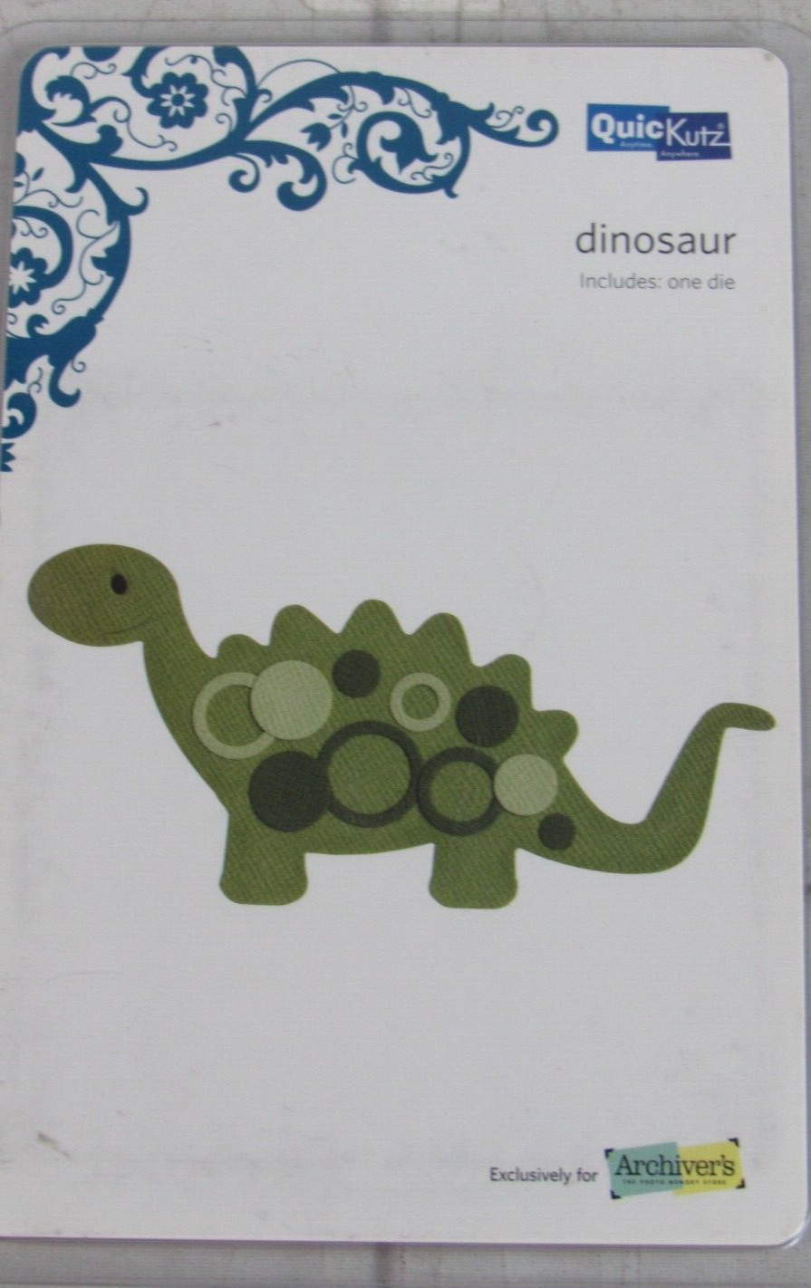 QuicKutz Dinosaur 4x4, 1 Cutting Die Set C-0078-S-REV