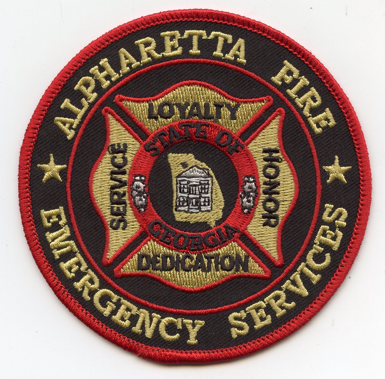 ALPHARETTA GEORGIA GA Emergency Services FIRE PATCH
