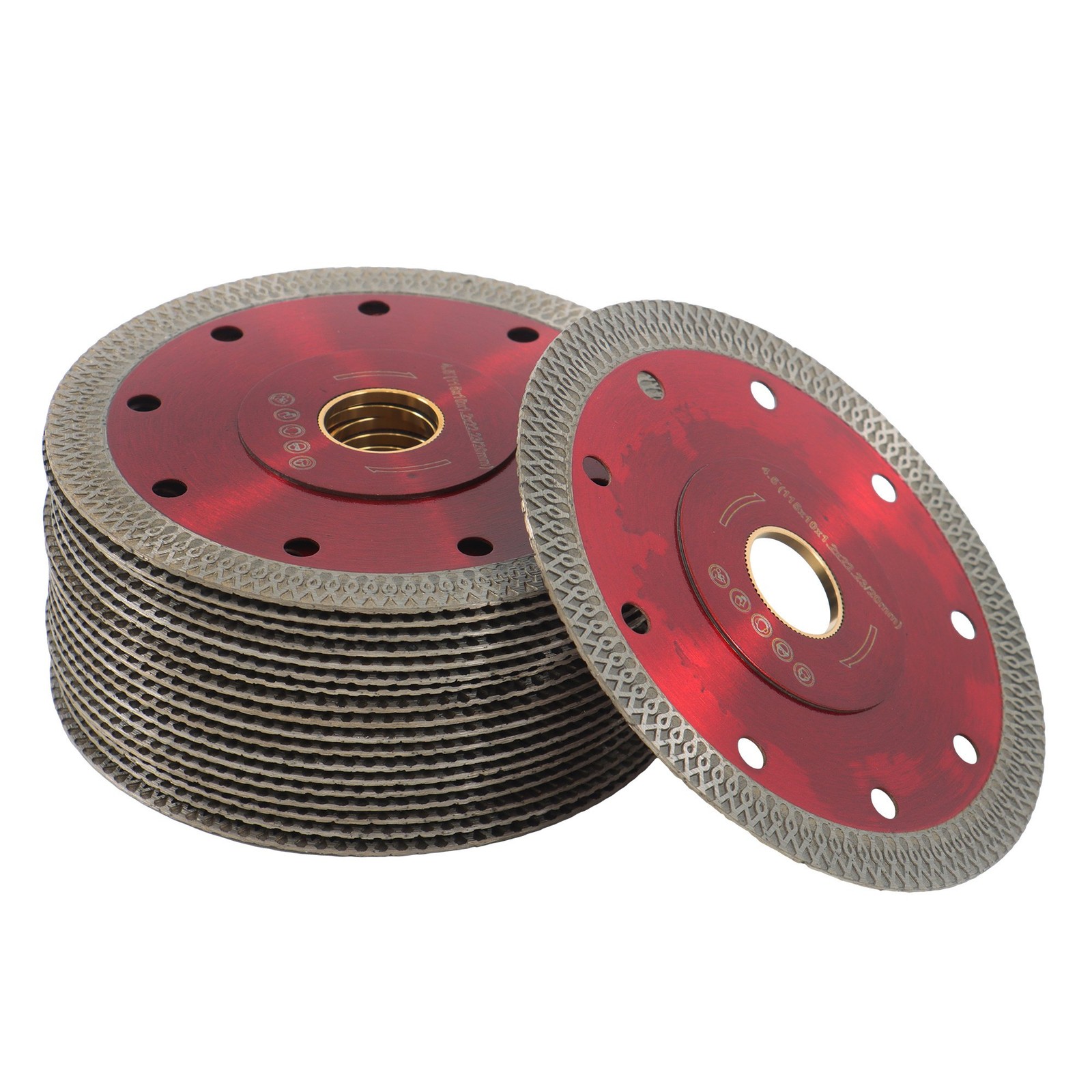 20 Pcs 4-1/2 Inch Circular Saw Blades Thin Diamond Blades for Angle Grinder