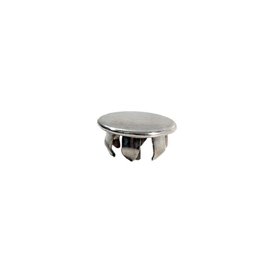 Chrome Plug Button.  For 3/8" hole size