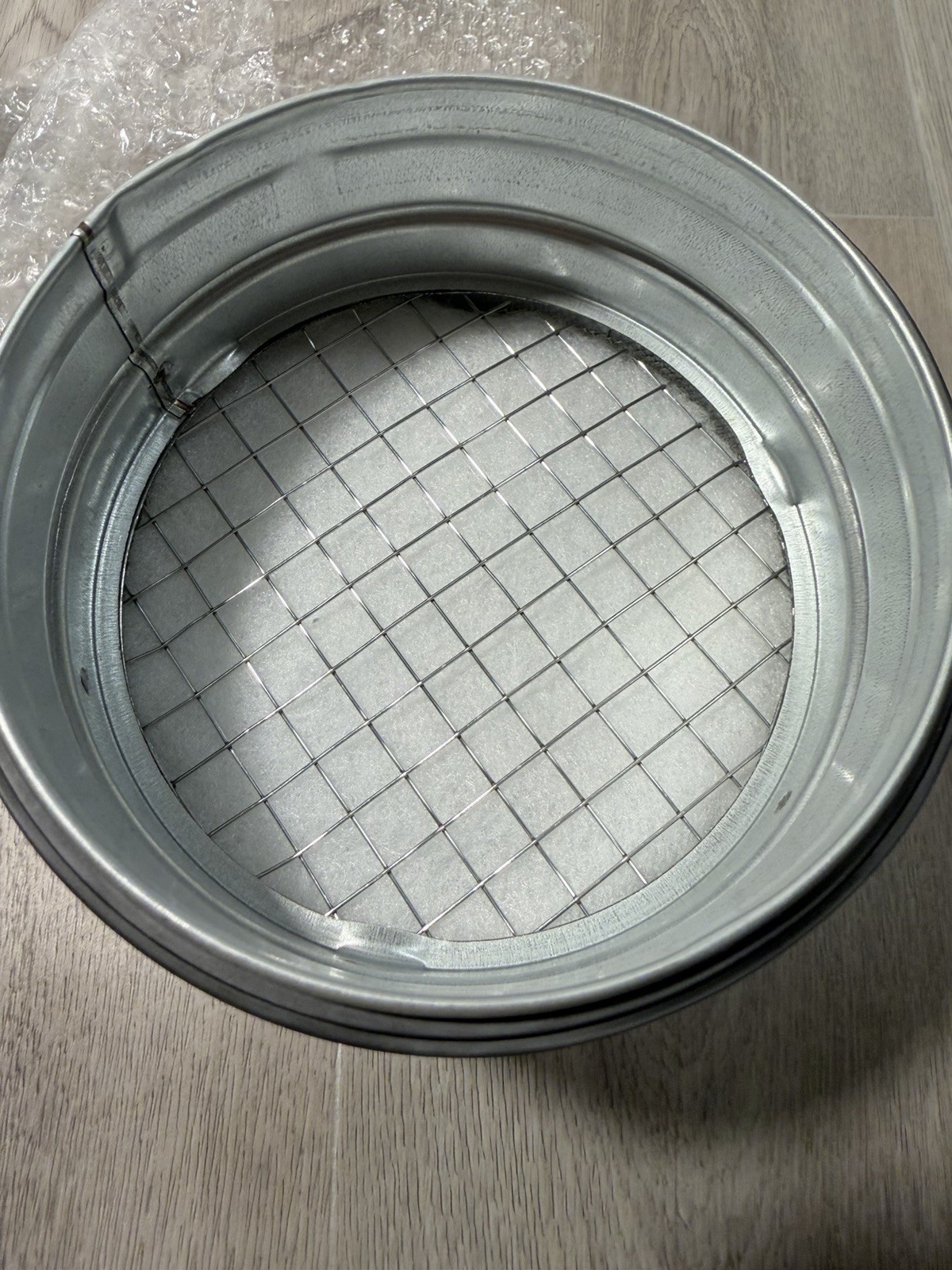 6" Inch Inline Round Duct Filter G4 Class Filtration Purifier System Mesh Filter