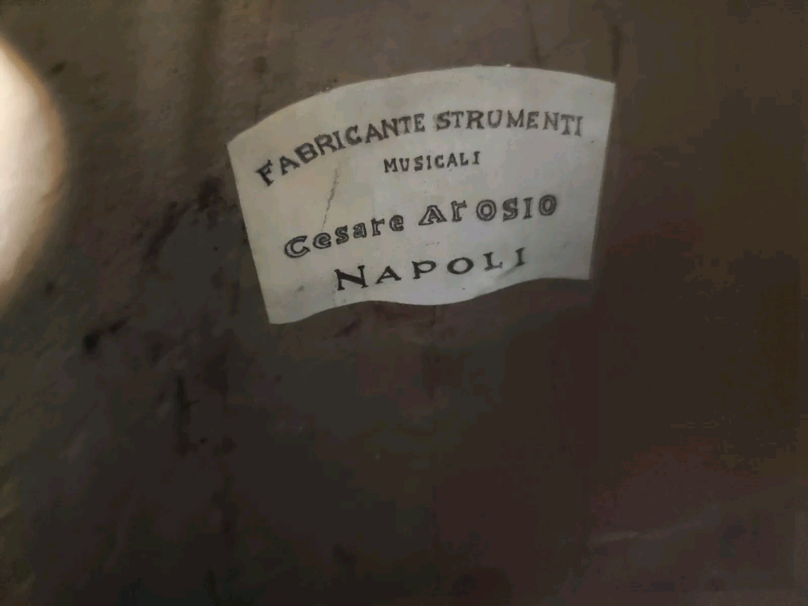 Mandolin 4/4 Cesare Arosio 1900 Naples 曼陀林 만돌린マンドリン