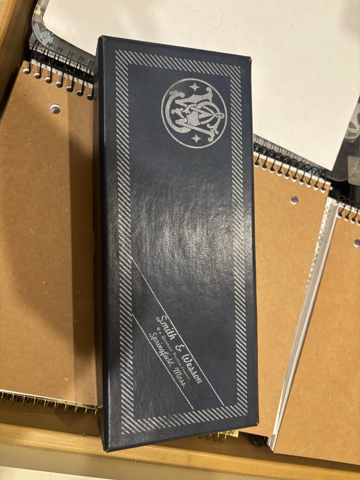 Smith & Wesson Model 10 .38 Military & Police Blue Cardboard Box