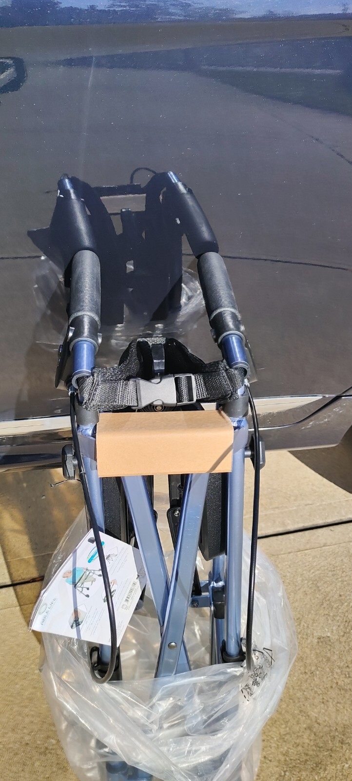 Able Life Space Saver Rollator Short, Lightweight Junior Folding Walker for...