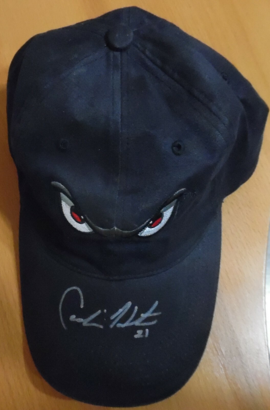 Cedric Hunter Signed Hat Baseball