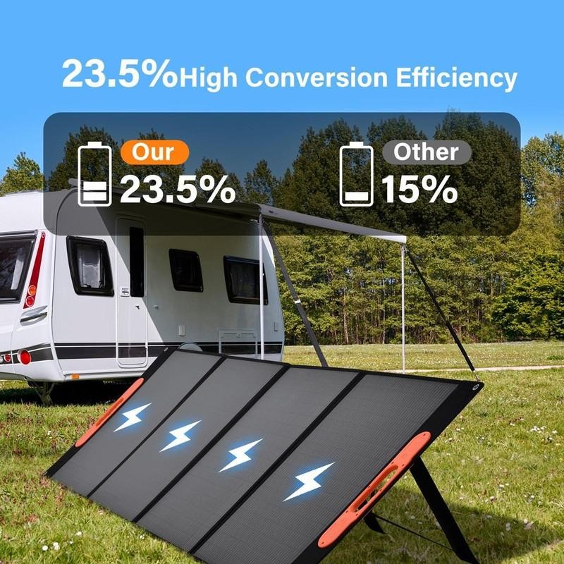 400W Portable Solar Panel Waterproof IP66 Foldable Solar Panel kit Brand New---