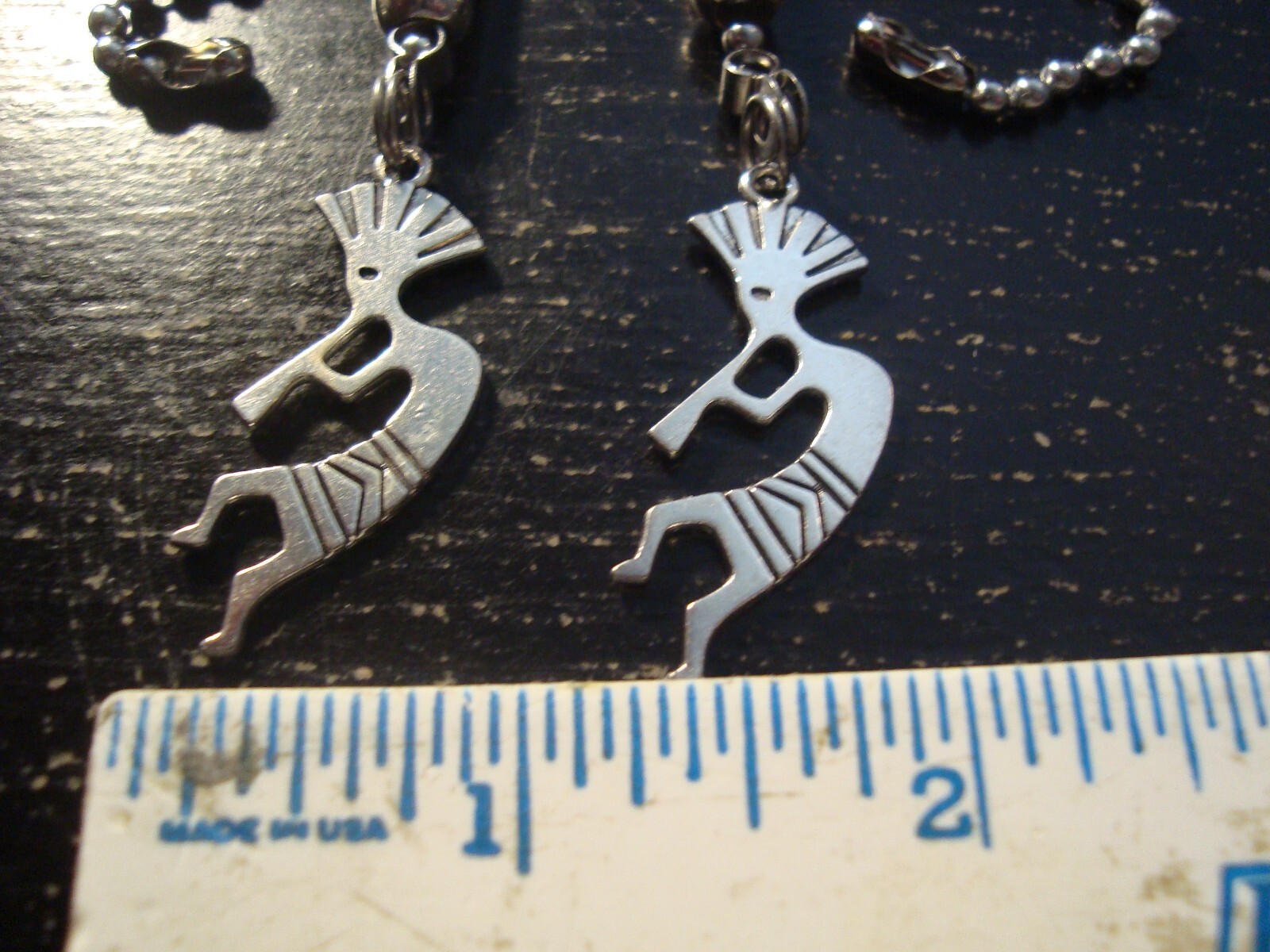 Pair Kokopelli Ceiling Fan Pull Chains – Decorative Light/Lamp Pulls