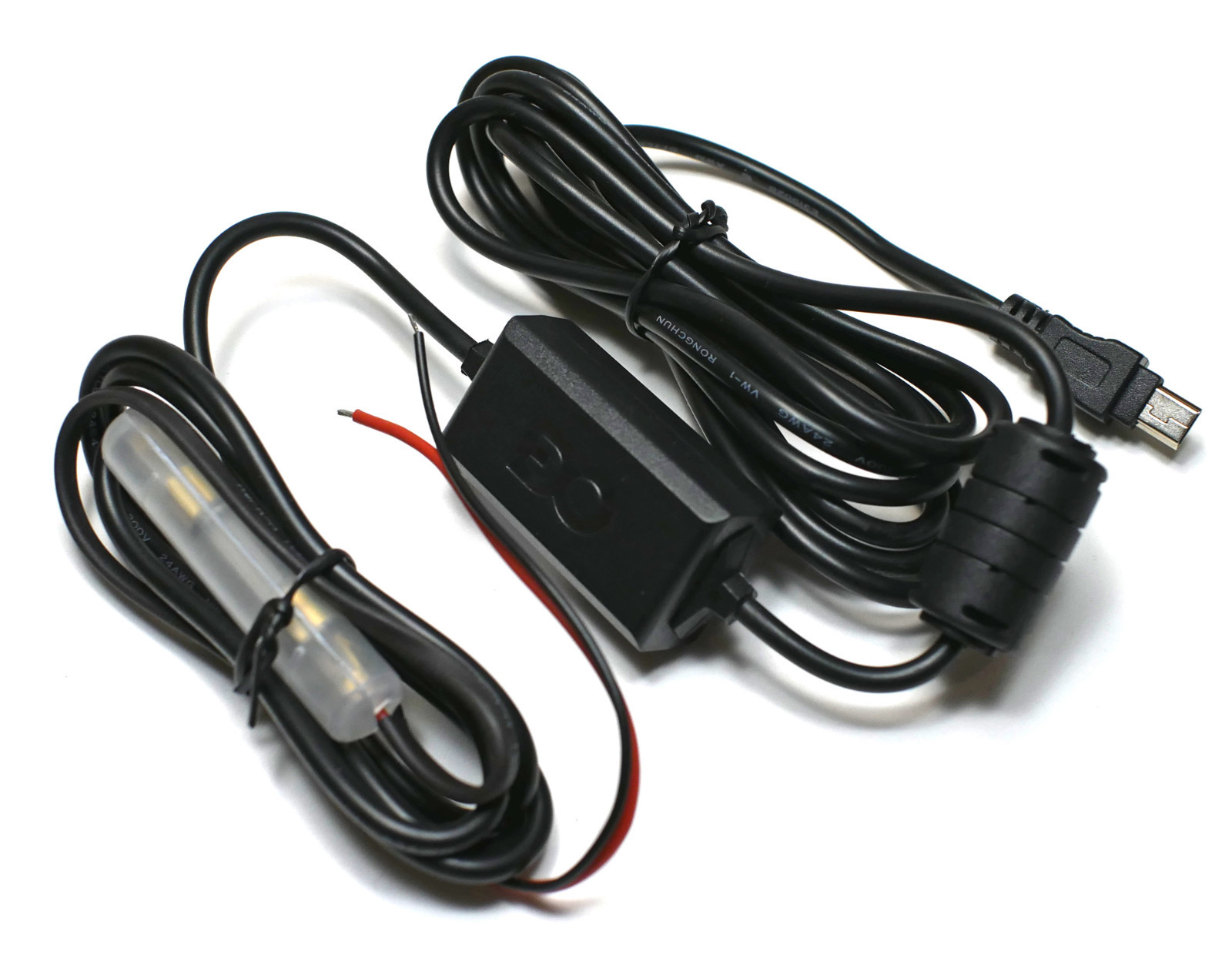 10' Hardwire car charger power cord for Uniden Cam250 320 500 625 945 DC4 GT DVR