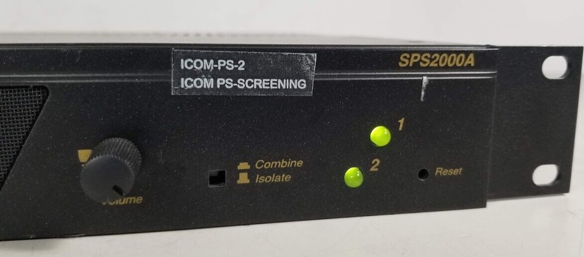 Telex Audiocom SPS2000A & US2000A Intercom Console