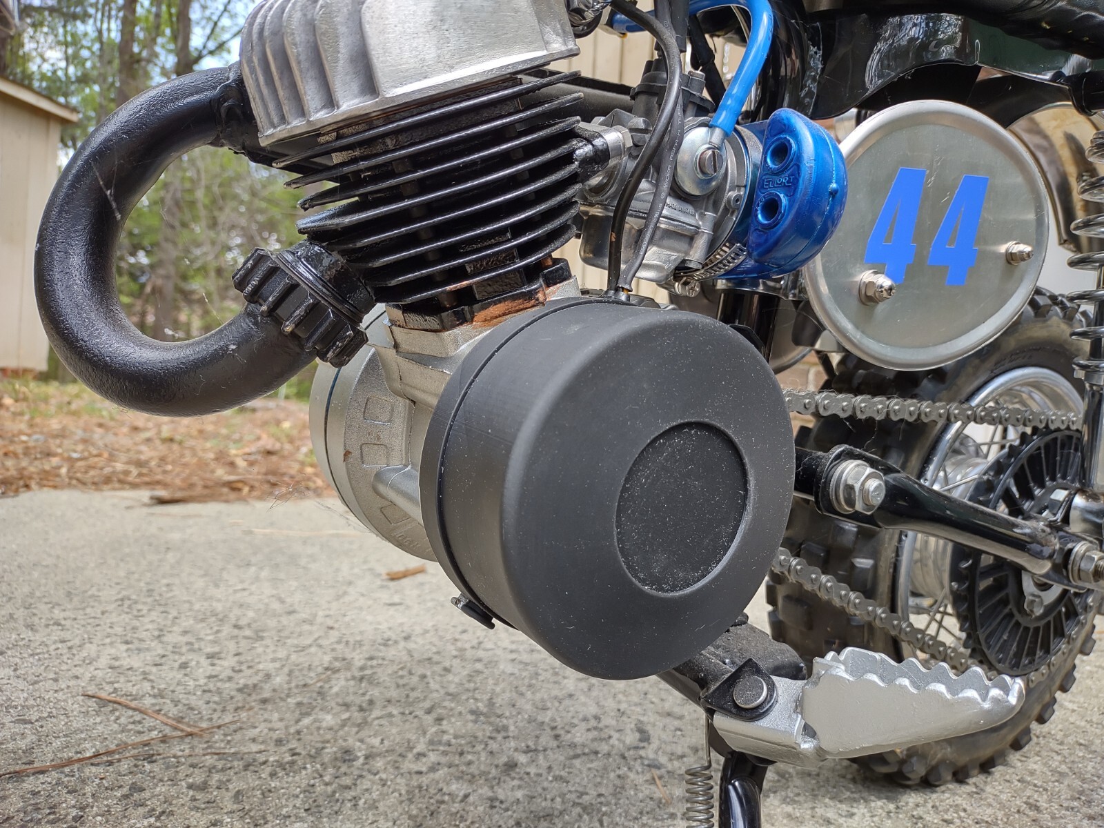 Mini Indian Italjet Magneto Flywheel Cover  S5K MM5A Mini 50cc - Reproduction