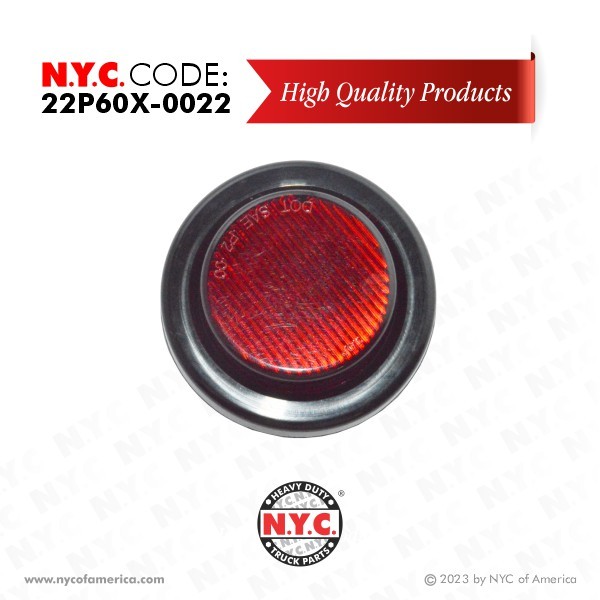 LED CLEARANCE MARKER LIGHT RED FITS HEAVY DUTY TRUCKS 22P60X0022 ECVML202R