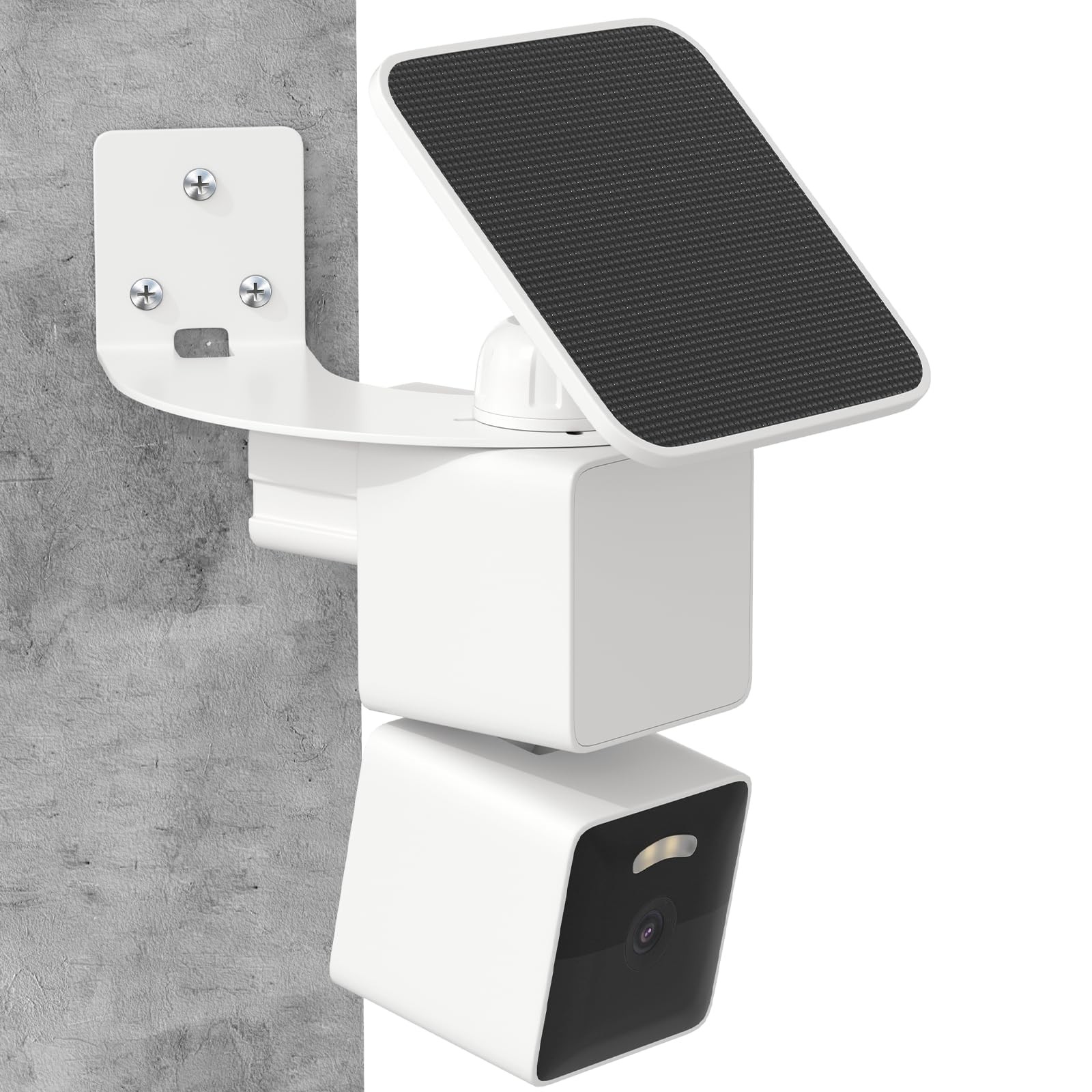 Corner Wall Mount Bracket for WYZE Solar Cam Pan (Flagship 1 Pack, White