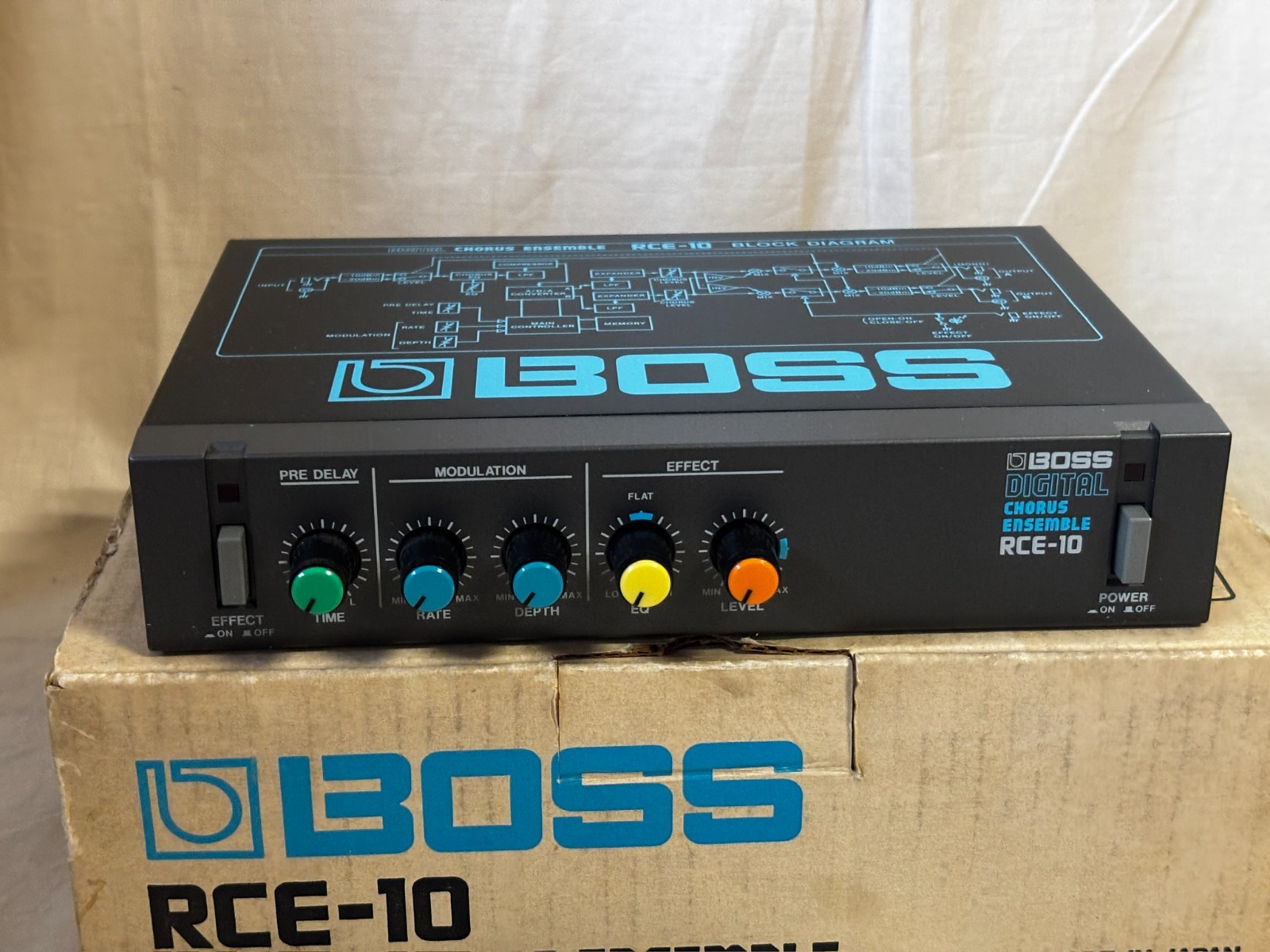 BOSS RCE-10 Digital Chorus Ensemble Vintage micro rack w/ box