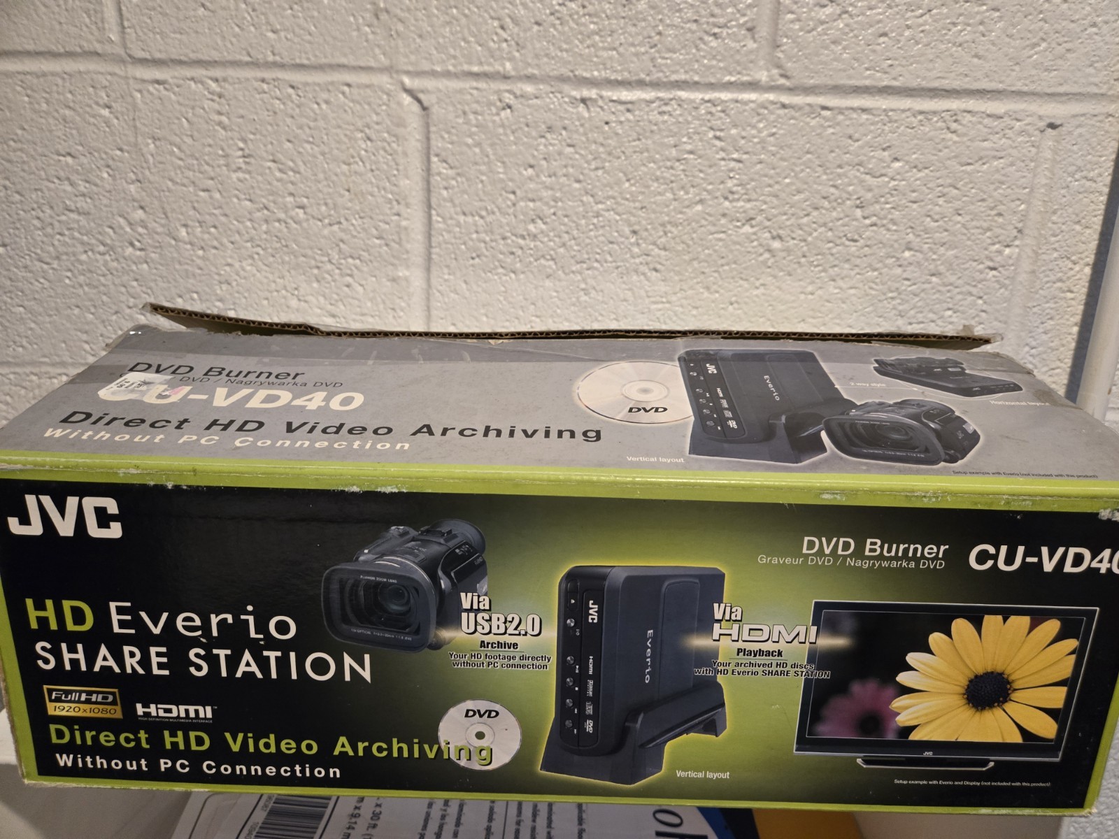 Jvc Hd Everio Sharestation Unused Open Box