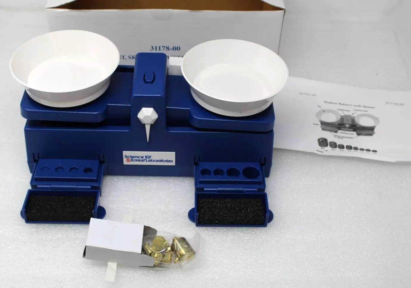 Boreal Laboratories Student Balance Scale & Masses Science Kit  46702-00, 31178