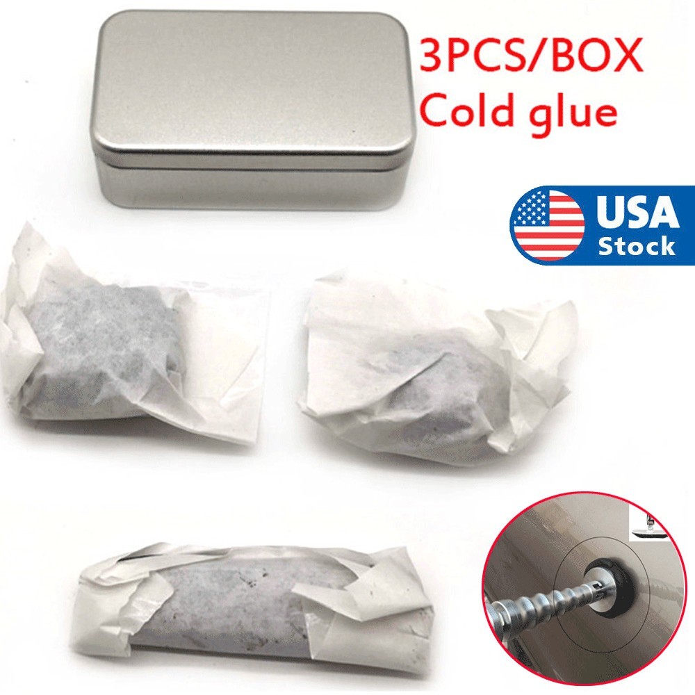 3x Car Body Dent Repair Cold Glue Kit Auto Damage-free Paint Removal Sticky Tool