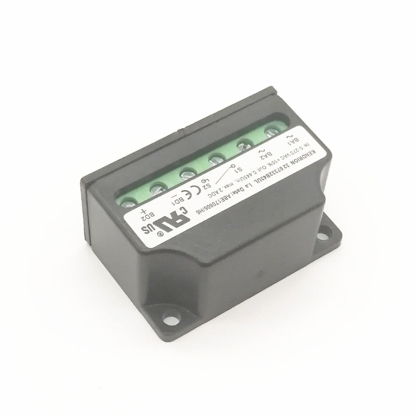32 07332B43UL Half Wave Rectifier For KENDRION 0-270VAC+10% 0.445Uin Max2ADC