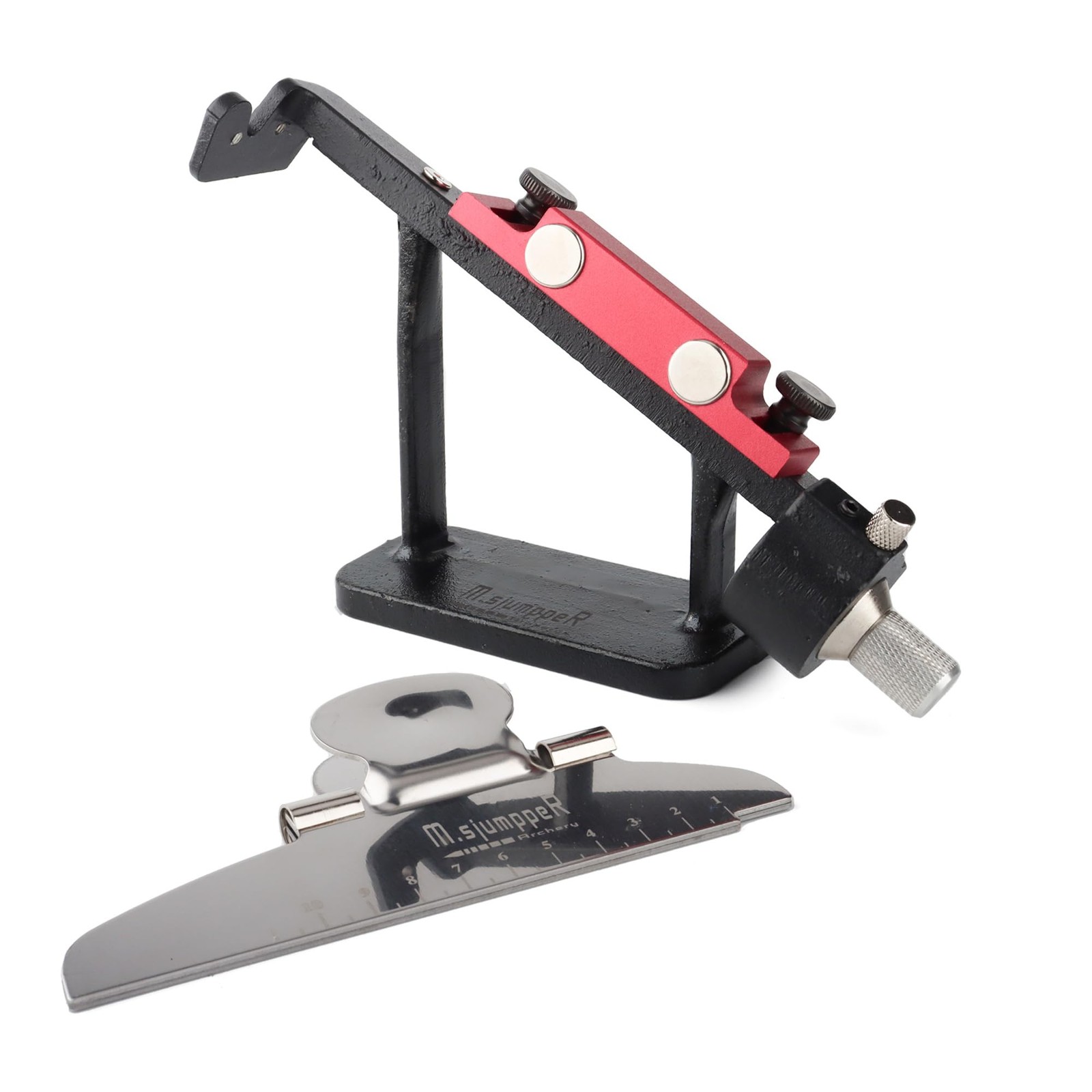 Fletching Jig Adjustable Fletches Tool with Straight Clamp for DIY Arrows Shafts