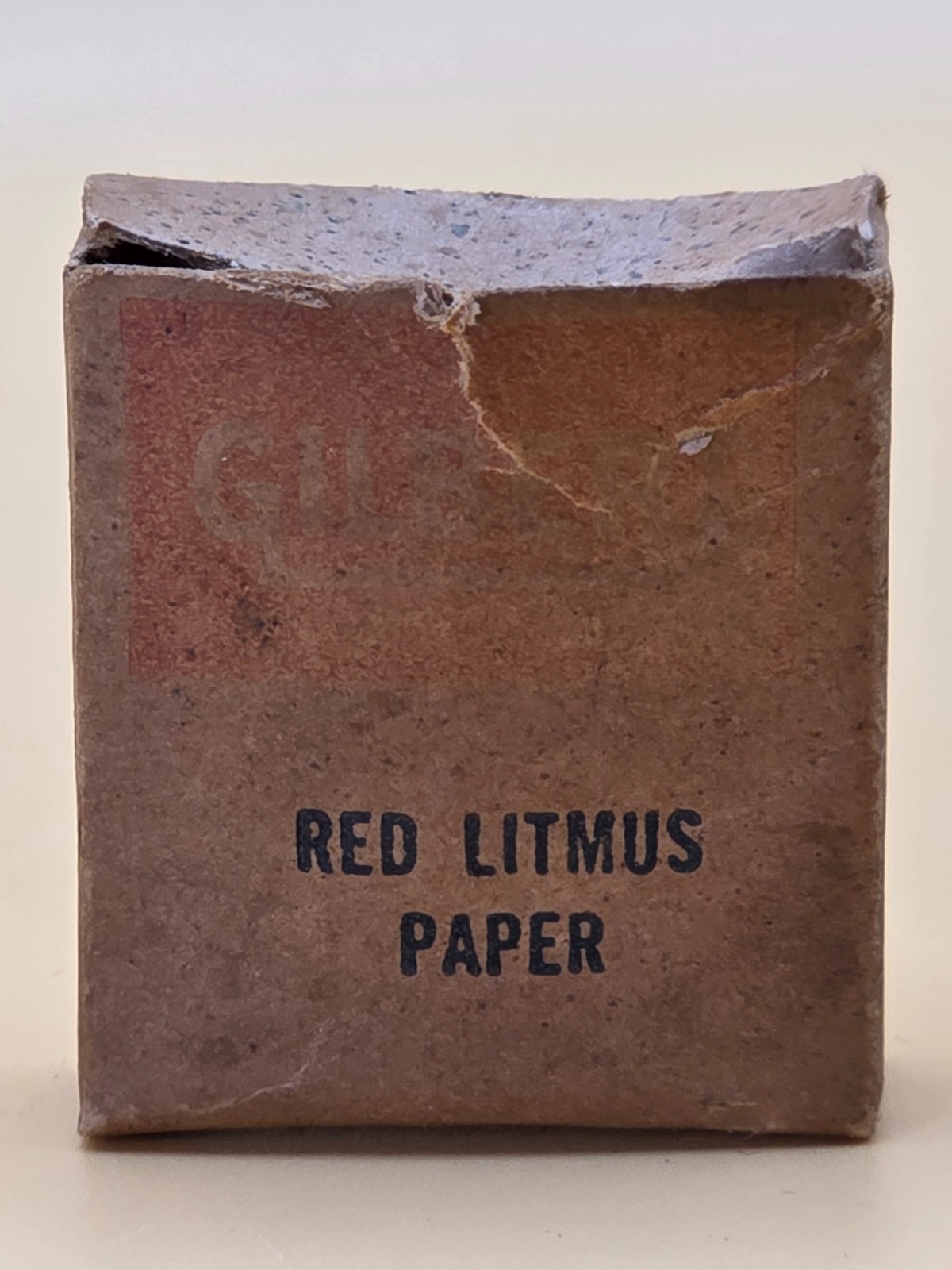 Vintage Gilbert Red Litmus Paper [Bad shape but good for it's age] 1 piece left!