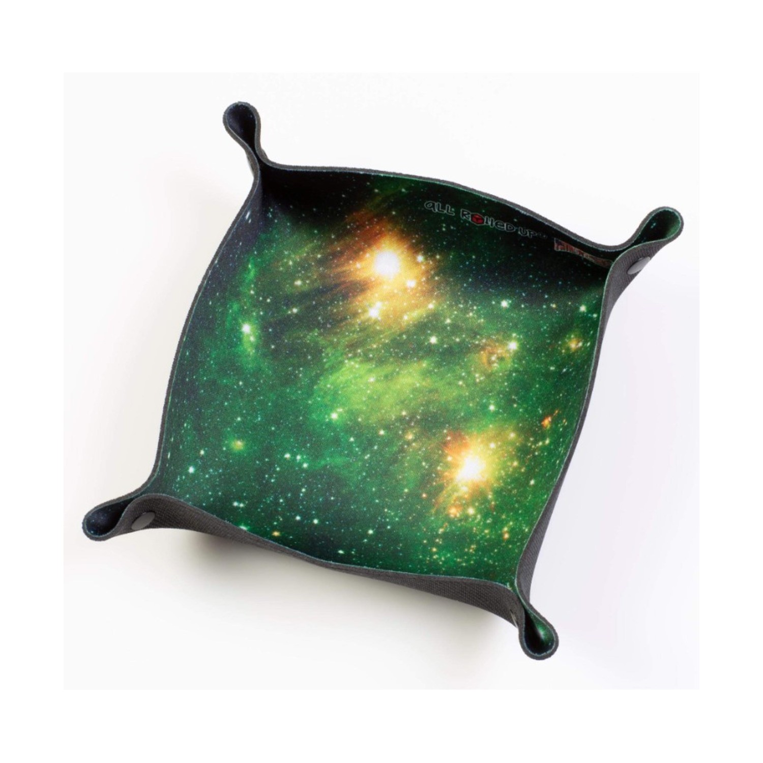 All Rolled Folding Square Dice Tray All Roll  Green Mist Folding Square Di New