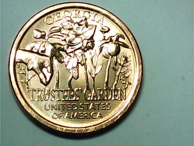 2019 P D American Innovation GEORGIA TRUSTEES GARDEN BU Uncirculated P D