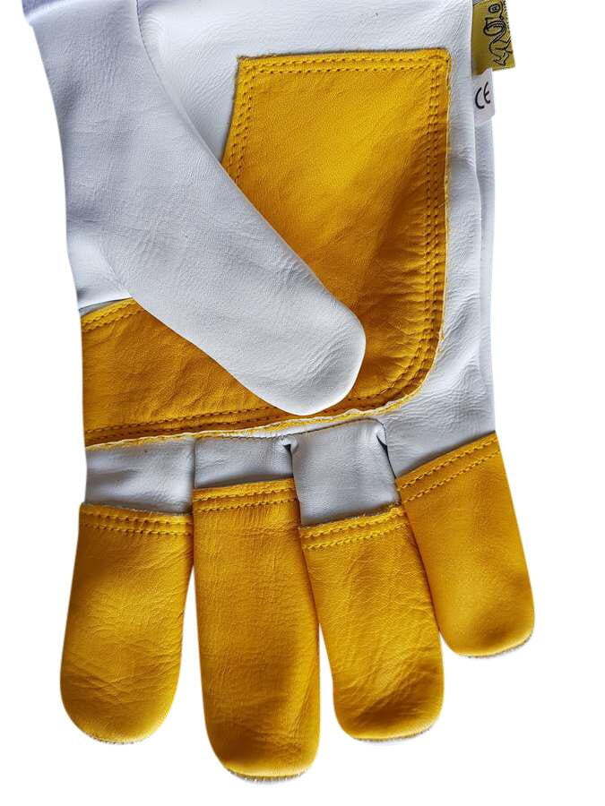 OZ ARMOUR Beekeeping Gloves Cowhide Beekeeper Gauntlets