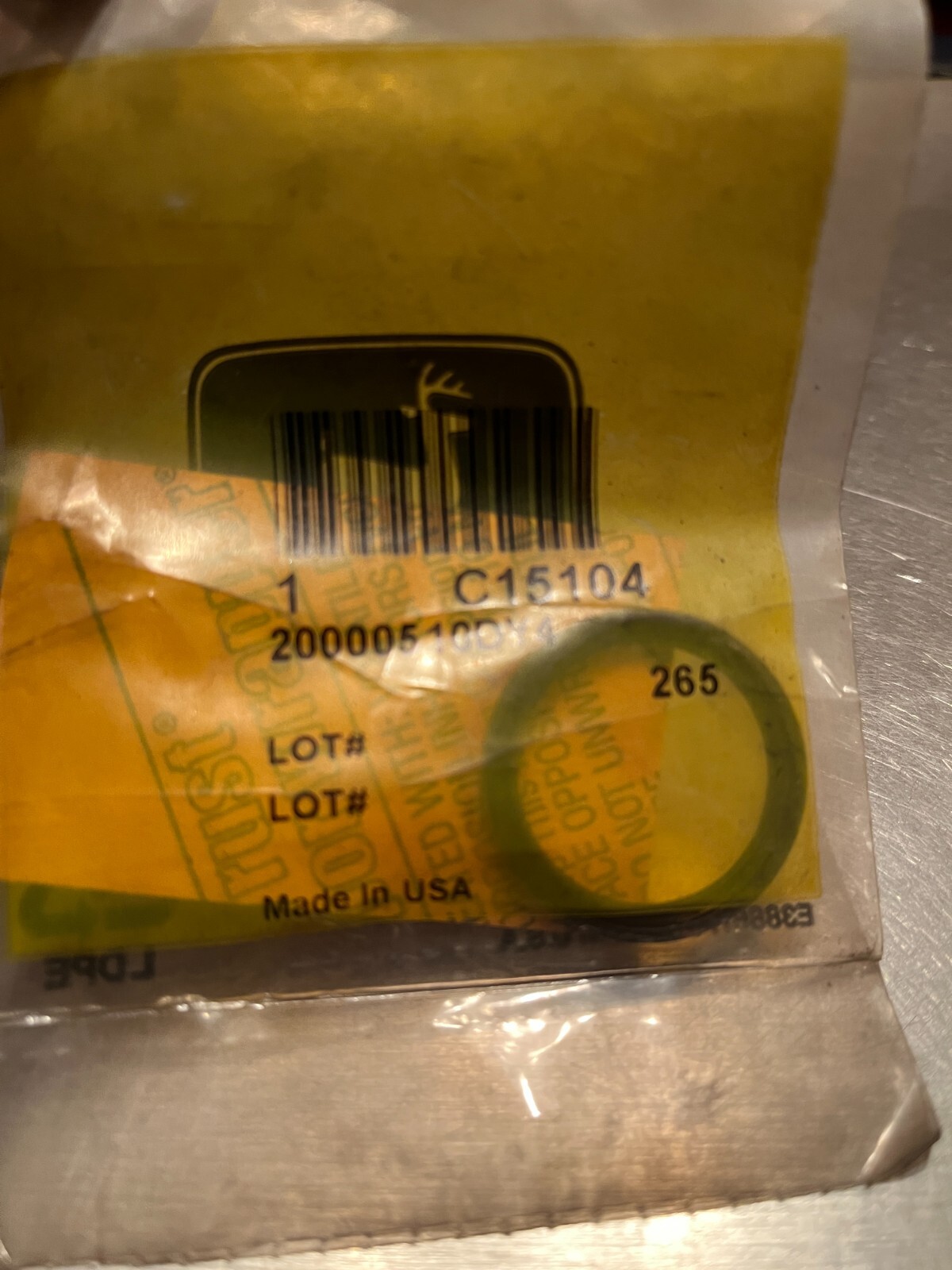 C15104 Genuine OEM John Deere SEAL