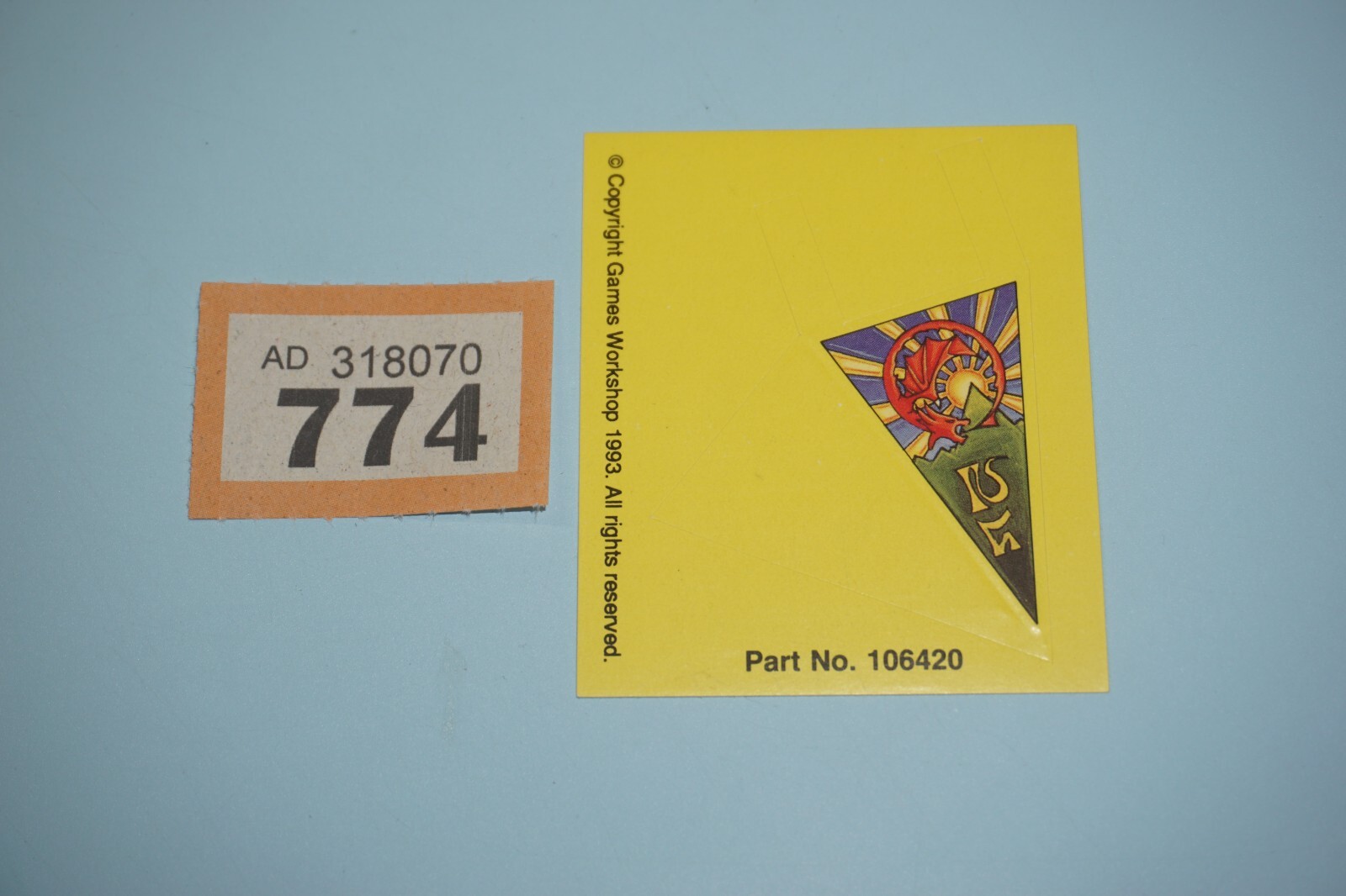 Warhammer High Elves Flag Standard Banner Sticker