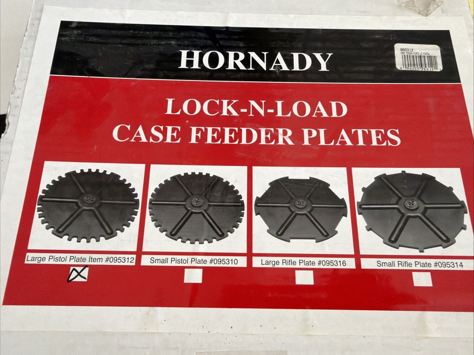 Lock-N-Load AP Progressive Press Automatic Case Feeder Plate, LG Pistols 095312
