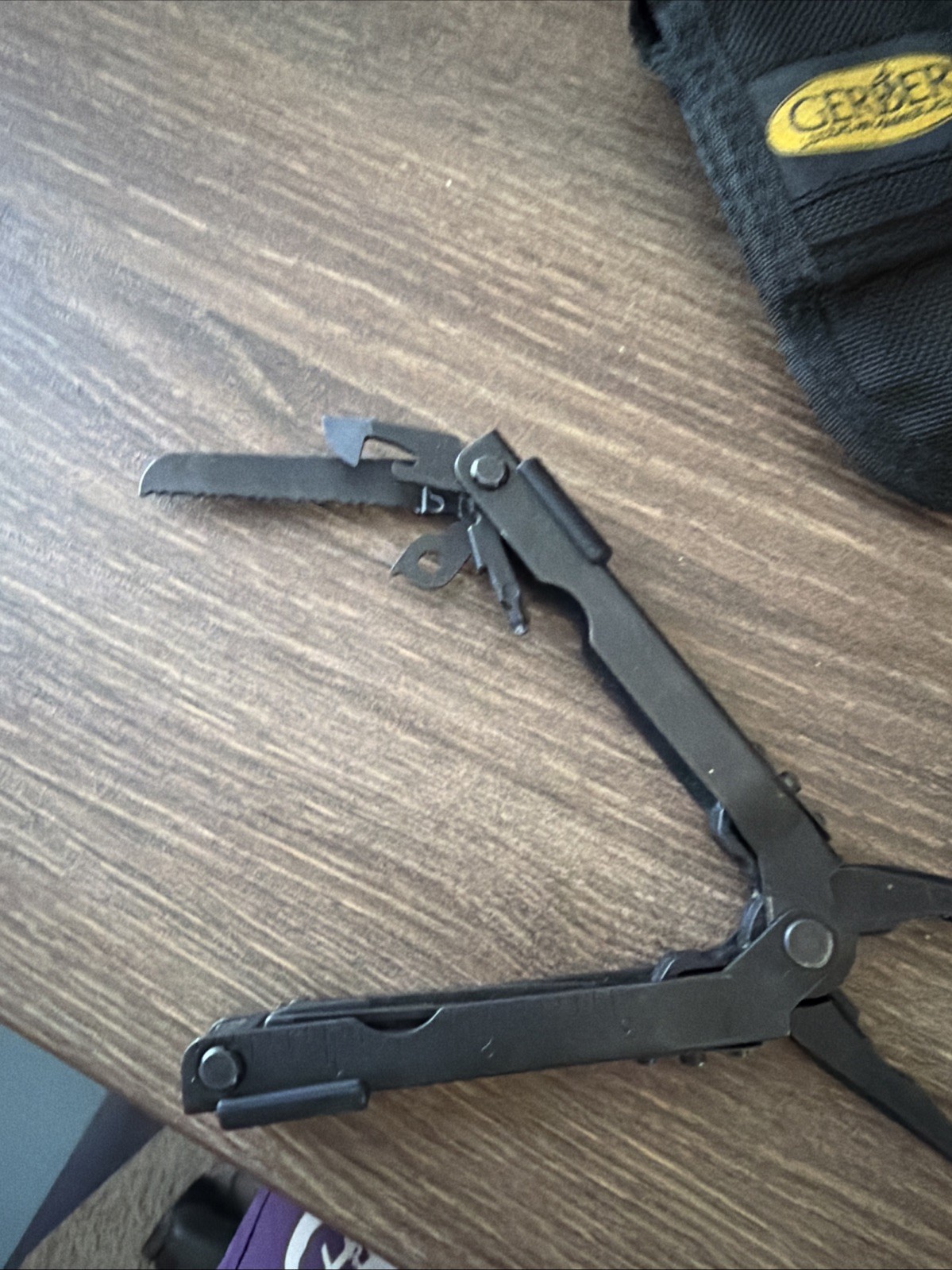 Vtg Gerber Multi Tool Plier,saw, Knife Mt3