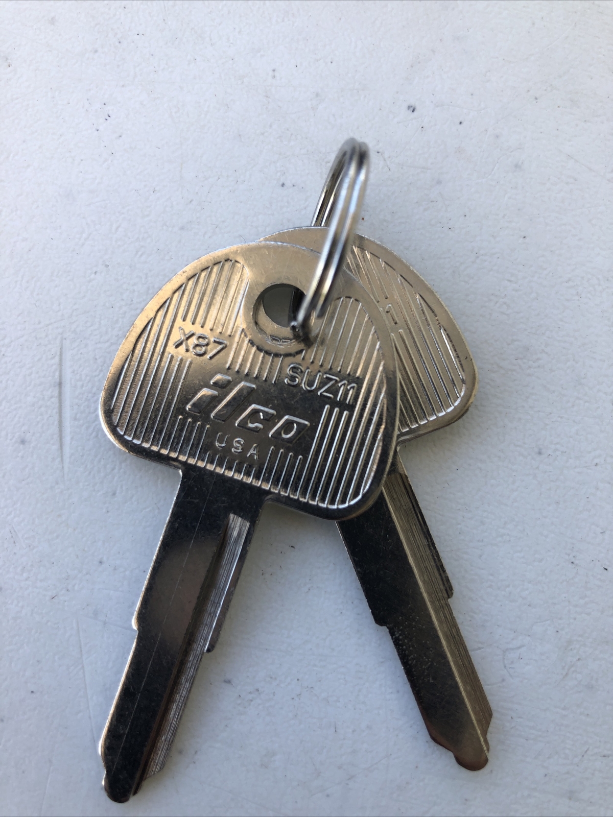 1980-1991 Suzuki Shuttle FA50 uncut key blank. Set Of 2 Keys.